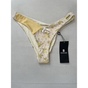 Blackbough Swim Bikini Bottom Swimwear Amber Floral Plaid Summer